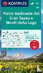  - KOMPASS Wanderkarte 2476 Parco Nazionale del Gran Sasso e Monti della Laga 1:50.000