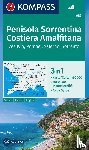  - KOMPASS Wanderkarte 682 Penisola Sorrentina, Costiera Amalfitana, Vesuvio, Pompei, Salerno, Sorrento 1:50.000