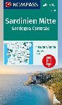  - Hiking Map Set 2498 Central Sardinia / Sardegna Centrale (4 maps) 1:50,000
