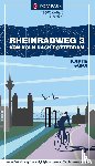  - KOMPASS Fahrrad-Tourenkarte Rheinradweg 3, von Köln nach Rotterdam 1:50.000