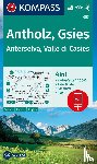  - KOMPASS Wanderkarte 057 Antholz, Gsies, Anterselva, Valle di Casies 1:25.000