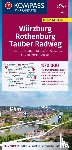  - KOMPASS Fahrradkarte 3372 Würzburg, Rothenburg, Radweg Liebliches Taubertal 1:70.000