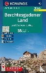 Theil, Walter - KOMPASS Wanderführer Berchtesgadener Land und Steinernes Meer, 55 Touren mit Extra-Tourenkarte