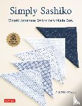 Nihon Vogue - Simply Sashiko: Classic Japanese Embroidery Stitches Made Easy (with 36 Actual Sized Templates)