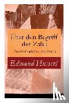 Husserl, Edmund - ber den Begriff der Zahl