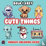 Palette, Artful - Cute Things Bold & Easy Kawaii Coloring Book