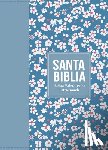 Reina Valera 1960 - Biblia Rvr 1960 Compacta Símil Piel Flores Azul Claro (Bible Rvr 1960 Compact Size Leatherlike Light Blue Flowers (Spanish Edition)