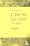 rberg, Hans H. - Lingua Latina - Indices