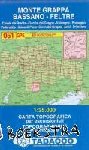  - Tabacco Wandern 1 : 25 000 Massiccio del Grappa - Bassano - Feltre