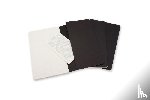 Moleskine - Moleskine Cahier large liniert schwarz DIN A5. 3er Pack