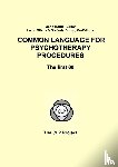  - Common Language for Psychotherapy Procedures