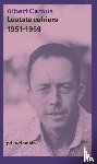 Camus, Albert - Laatste cahiers 1951-1959