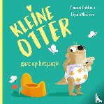 Kleine Otter gaat op het potje