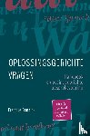 Bannink, Fredrike - Oplossingsgerichte vragen - Handboek oplossingsgerichte gespreksvoering