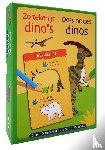 ZNU - Zo teken je dino's - 12 sjabloonkaarten / Dessine des dinos – 12 cartes pochoirs