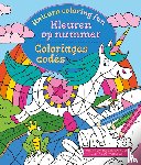  - Unicorn coloring fun - kleuren op nummer / Unicorn coloring fun - coloriages codés
