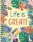  - Life is great! spiraalboek (lijnen)