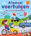 ZNU - Kleur- en stickerboek met woordjes - Allemaal voertuigen (3-5 j.)