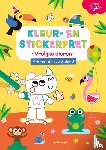 JACQUÉ, ISABELLE - Kleur- en stickerpret - Vrolijke dieren (vanaf 3 jaar)