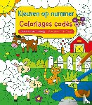  - Dieren van de boerderij - Kleuren op nummer / Les animaux de la ferme - Coloriages codés