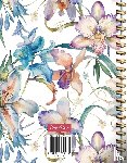ZNU - Orchids spiraalboek groot (lijnen) / Orchids notebook Carnet à spirale (ligné)