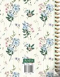 ZNU - Floral Stripes spiraalboek groot (lijnen) / Floral Stripes notebook Carnet à spirale (ligné)