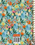 ZNU - Painted Florals spiraalboek groot (lijnen) / Painted Florals notebook Carnet à spirale (ligné)