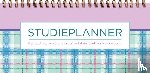  - Studieplanner (Spiraal) - Lavender Tartan