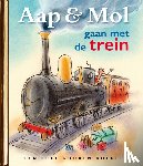 Aap en Mol gaan met de trein