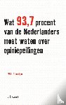 Tiemeijer, W.L. - Wat 93.7 procent van de Nederlanders moet weten over opiniepeilingen