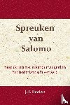 Beelen, J.T. - De Spreuken van Salomo - naar de latijnse tekst der vulgaat in het nederlandsch vertaald