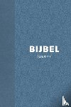  - Bijbel (HSV) met Psalmen - hardcover blauw met schelpen - Herziene Statenvertaling | 10x15 cm | met koker
