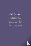Brouwer, P.W. - Kenmerken van recht