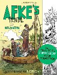 Matena, Dick, Hichtum, Nienke van - Afke's Tiental - het eerste echte stripkleurboek voor volwassenen