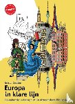 Coolen, Eric - Europa in klare lijn kleurboek - Op vakantie in Europa in 64 uitneembare kleurplaten