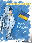 Bos, Ronald - Cartooning Ukraine - Mom, I want to live!