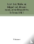 Unknown - Vernon's Berlin, Waterloo, and Bridgeport street, alphabetical, business, and miscellaneous directory for the years 1910-11
