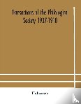 Unknown - Transactions of the Philological Society 1907-1910