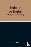 M Lindsay, W - Handbook Of Latin Inscriptions