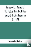 D Hodges, Almon - Genealogical Record Of The Hodges Family Of New England, Ending December 31, 1894