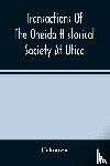 Unknown - Transactions Of The Oneida Historical Society At Utica