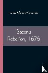 Jefferson Wertenbaker, Thomas - Bacon's Rebellion, 1676