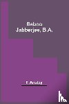 Anstey, F - Baboo Jabberjee, B.A.
