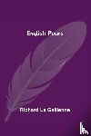 Le Gallienne, Richard - English Poems