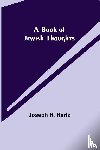 H Hertz, Joseph - A Book of Jewish Thoughts
