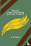 H Sayce, A - Assyria