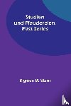 M Stern, Sigmon - Studien und Plaudereien. First Series