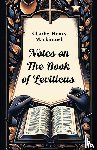 Mackintosh, Charles Henry - Notes on the Book of Leviticus (Edition2024)