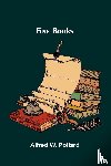 W. Pollard, Alfred - Fine Books