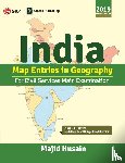 Husain, Majid - India Map Entries in Geography for Civil Services Main Examination 2019